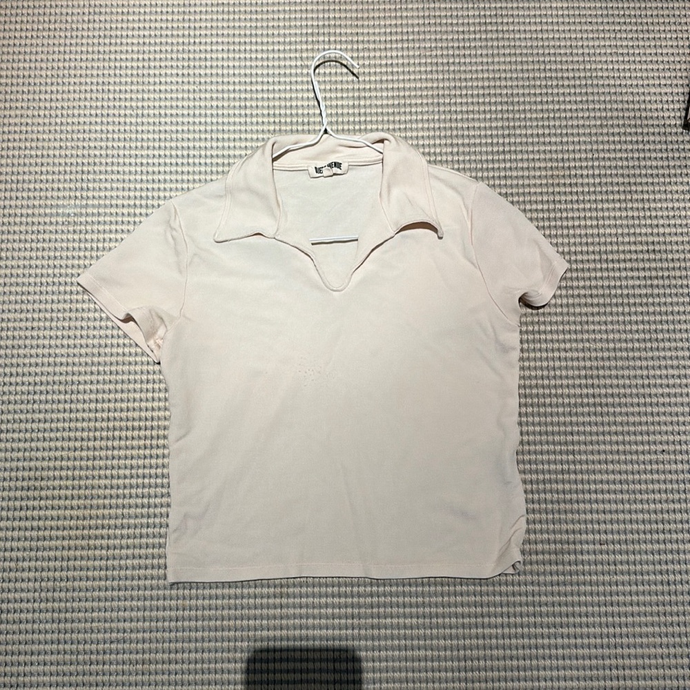 Djerf Avenue collared shirt polo
